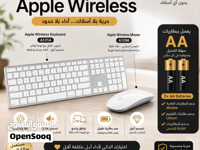 Apple Wireless Keyboard and mouse