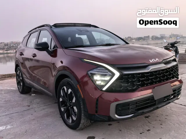 كيا سبورتج 2023 xline هايبرد بلك ان