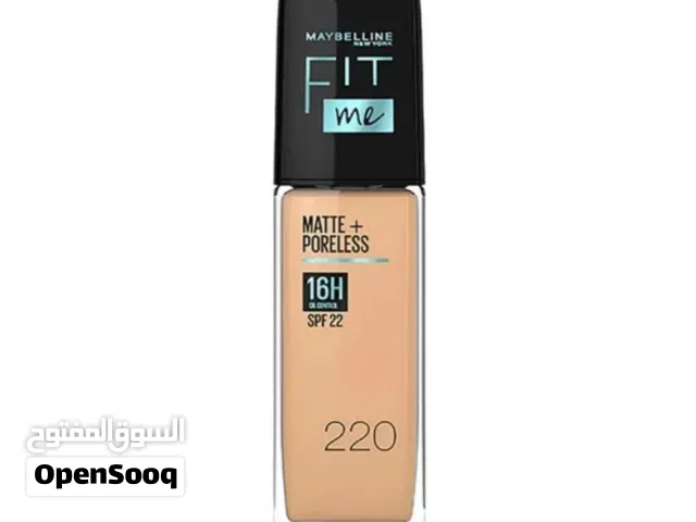 Maybelline Fit Me Foundation 220 Original Matte + Poreless SPF22 Long Lasting Smooth Skin