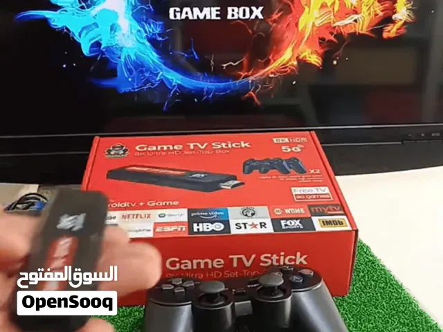 جهاز ألعاب 8K Game TV Stick مع Android TV وتحكم مزدوج