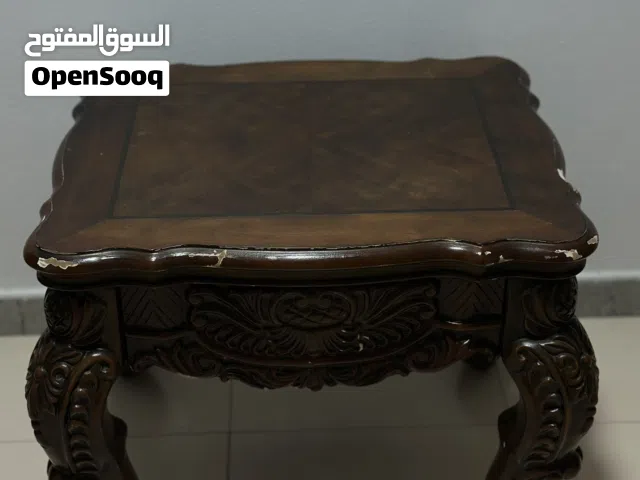 طقم طاولات خشب نقش كلاسيك - جودة عالية
