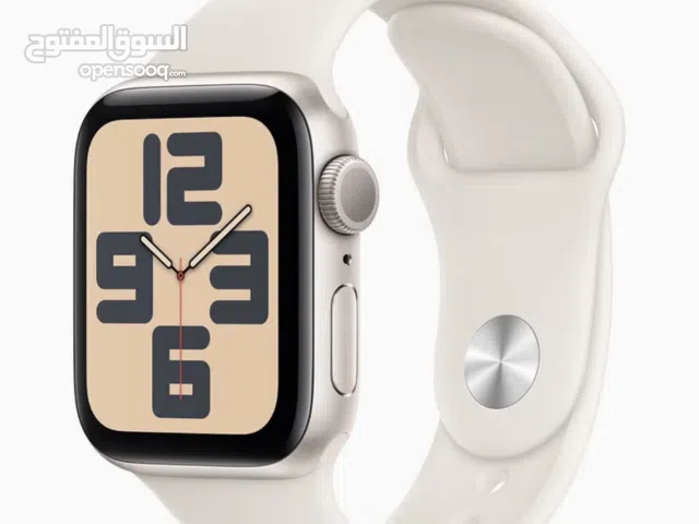ساعة ابل SE (2024) GPS مقاس  Starlight ما انفتحت من الكرتون