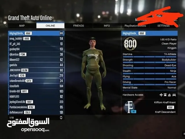 GTA Accounts and Characters for Sale in Irbid