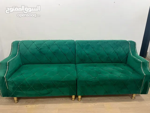 Sofa and glass teapoy for sale