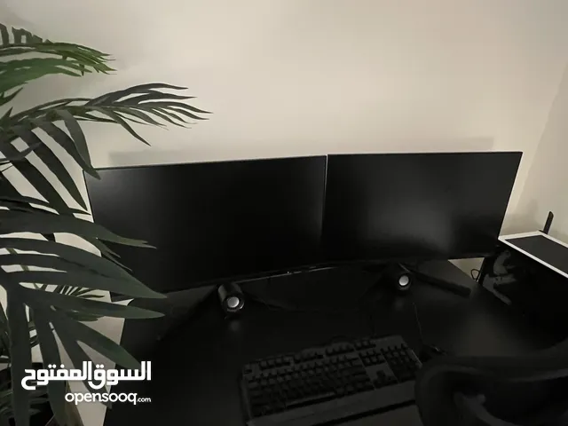 For sale: 2 Samsung 27-inch monitors in excellent condition. Perfect for work