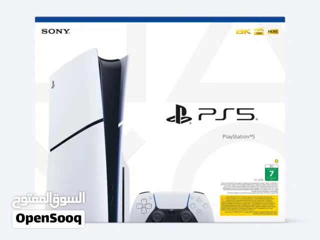 PlayStation 5 CD 1TB Slim  / بلايستيشن 5 سليم نسخة السيدي 1 تيرا