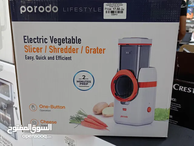 Porodo Electric vegetable slicer/ shredder / Grater  BRAND NEW