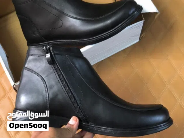 هاف بوت جلد طبيعي 100%