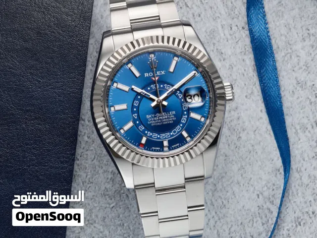 Rolex Sky-Dweller Oyster Perpetual Watch  Blue Dial Luxury Watch
