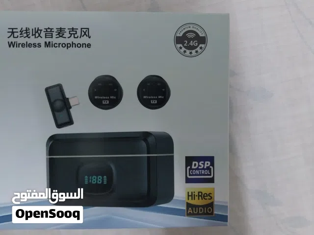 مايك لاسلكي مزدوج (Wireless Mic 2in1) احترافي لصناع المحتوى - جديد بالكرتونة