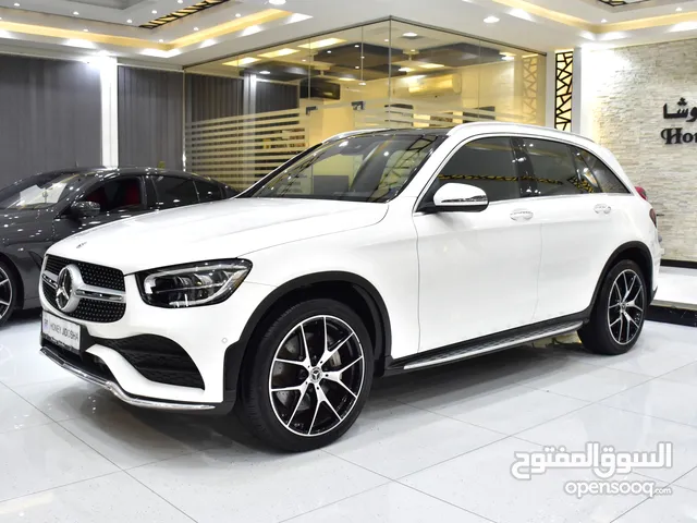 Mercedes Benz GLC 200 ( 2021 Model ) in White Color GCC Specs