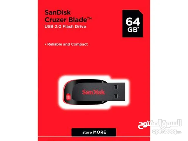 SanDisk Cruzer Blade 64GB USB 2.0 flash drive.