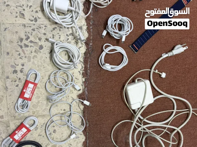 شواحن ايفون + شواحن تايب سي + شاحن لابتوب ابل