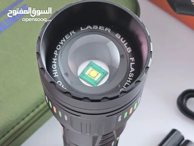 كشاف قوي مع مكبر ضوء مسافة 3km
