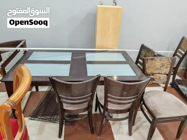 طاولة سفرة مع 6 كراسي
