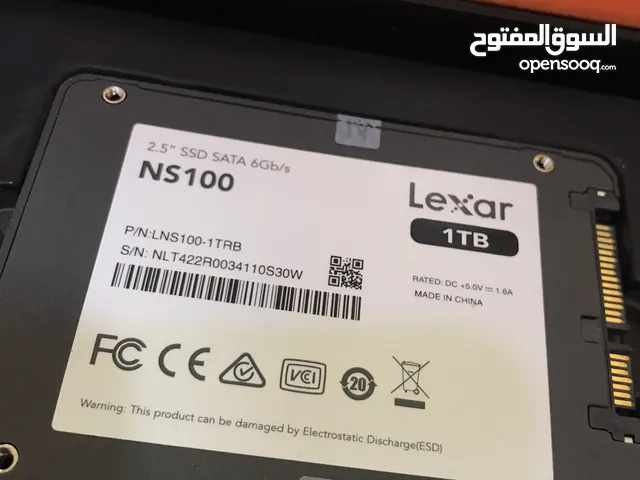 هارد ssd واحد تيرا شغال وبيه وندوز 10 جاهز من شركة ليكسر