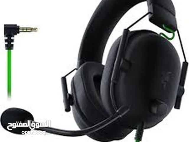Razer BlackShark V2 X Wired Gaming Headset متوفر اسود وابيض واخضر