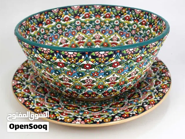 طقم أوعية وأطباق مينا كاري يدوي – اختيار أنيق ومميز