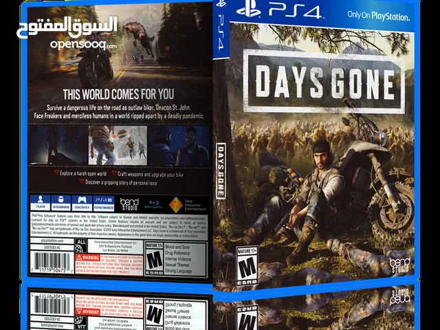 للبيع لعبة Days Gone مستعملة PS4 أكشن ومغامرة نظيفة بسعر ممتاز + توصيل