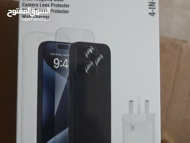 اكسسوارات ايفون 16 برو ماكس غلاف حماية امامي وخلفي مع حماية كيمرات مع بلاك شحن نهايتة