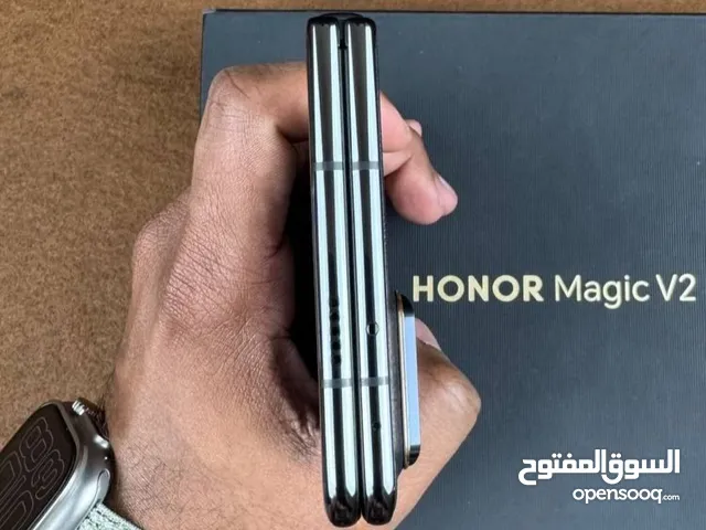 هونر ماجيك V2 اسود نسخة الجلد رام 16 جيجا ذاكرة 512 جيجا بطارية 5000 مللي أمبير