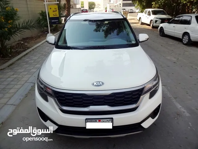 KIA SELTOS 1.6 L WHITE # 2020 MODEL # AGENT MAINTAINTED # URGENT SALE