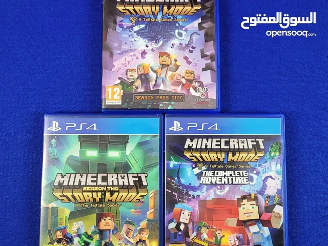 مطلوب ديسكات Minecraft Story Mode PS4