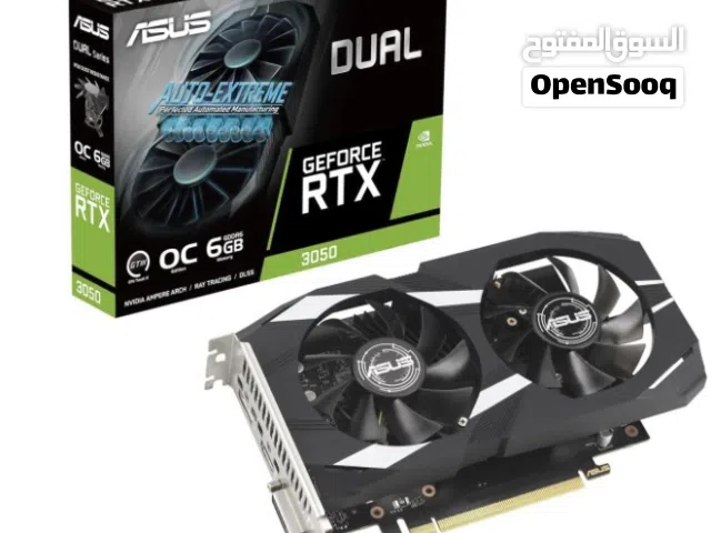 كرت شاشة 3050Rtx asus شريته قلل شهر عليه كفالة سنه نضيف ما فيه اي مشكله بالمره