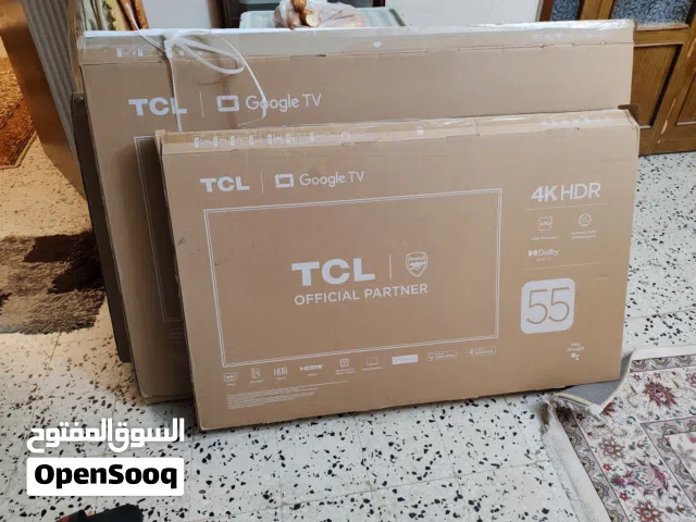 شاشات 55 و 65 بوصة للبيع،  TCL 4k، تصفية أغراض مكتب