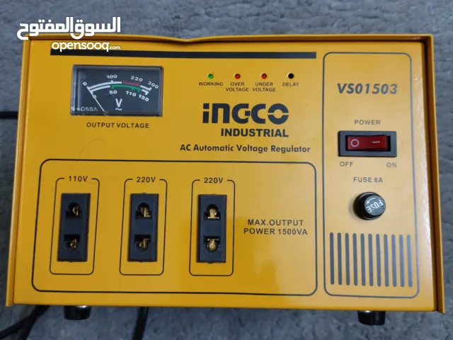 منظم فولتيه انجيكو 1500VA رافع قدرة INGCO  رافع فولتيه 1.5 KV