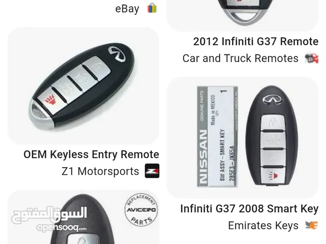 مفتاح بصمة اصلي انفينيت او نيسان لجميع الموديلات من 2009 الي 2017