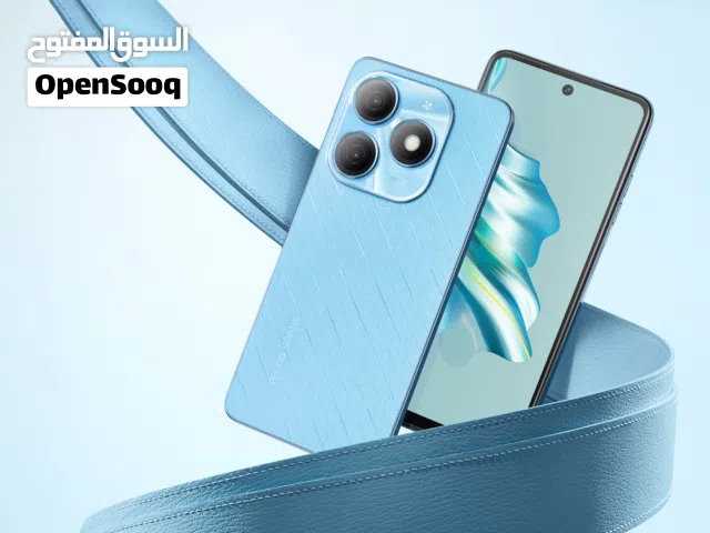 تكنو سبارك 20 اللون أزرق سماوي غطاء خلفي من جلد نباتي السعر قابل للتفاوض عند الرغبة في الشراء