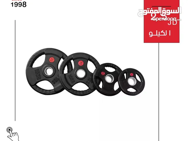 أقراص كاوشوك أولمبية أصلية  متانة عالية لتمارين رفع الأثقال والبنش والأجهزة الرياضية