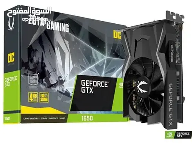 مطلوب كرت GTX 1650 لي البيع