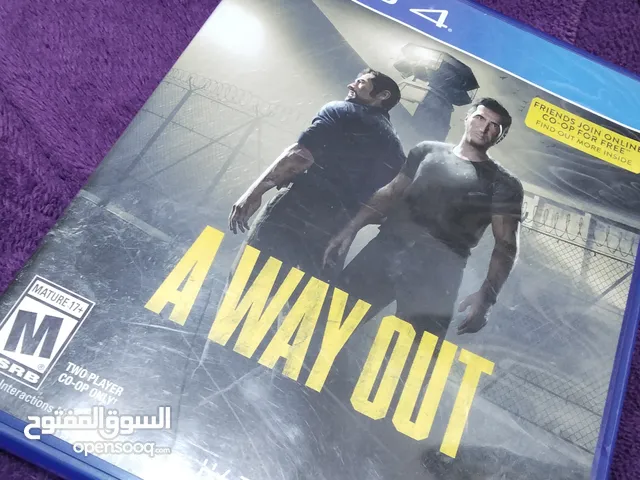 سيدي لعبة A way out شبه جديد ل البلايستيشن 4
