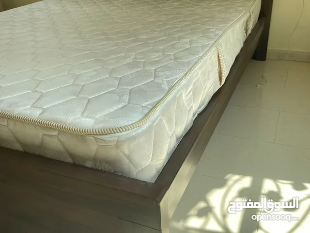 Bed with mattress