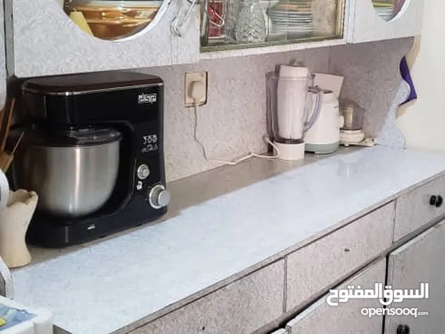 بيعة مسافر دولاب مطبخ + مكتبة صغيرة + ثلاجة