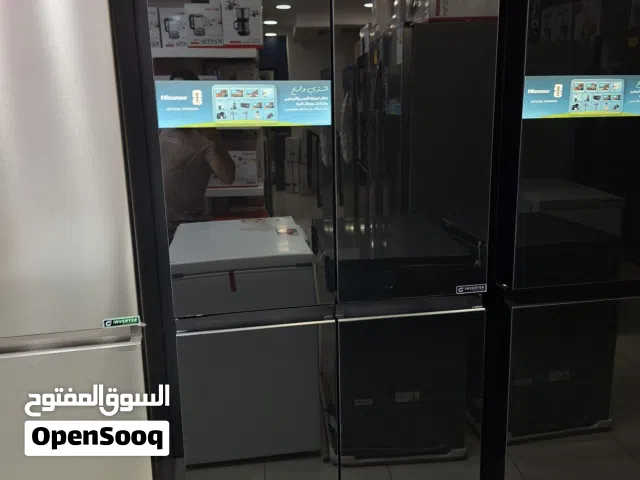 عرض نااار على ثلاجة هايسنس 4 ابواب سوكريت اسود او سلفر ستانلس ستيل