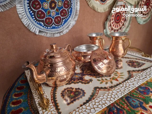 أواني نحاسية يدوية الصنع من إيران - كرمان فن أصيل + شحن مجاني + ضمان استرجاع المبلغ