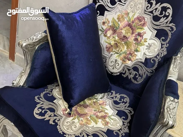 طقم كراسي خشب مصري زان مستعمل بحاله ممتازة