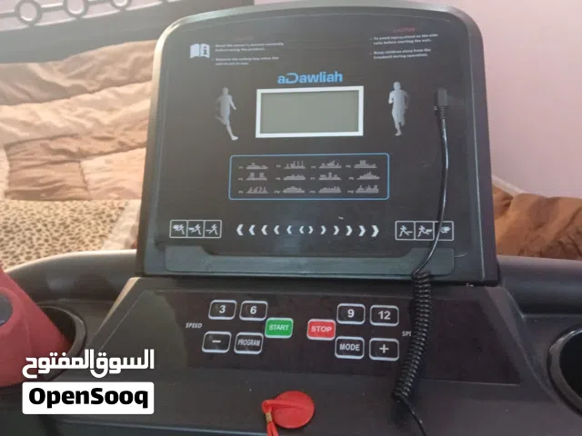 جهاز مشي كهربائي aDawliah منزلي قابل للطي مع شاشة وسرعات متعددة للبيع