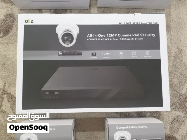 نظام كاميرات مراقبة احترافي 4 كاميرات 6MP Full Color مع تسجيل NVR PoE لأعلى سعر