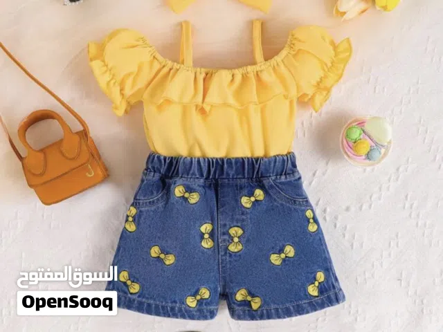بدلة بنوتات صيفيه اخر قطعه عمر سنه لا سنه سنتين