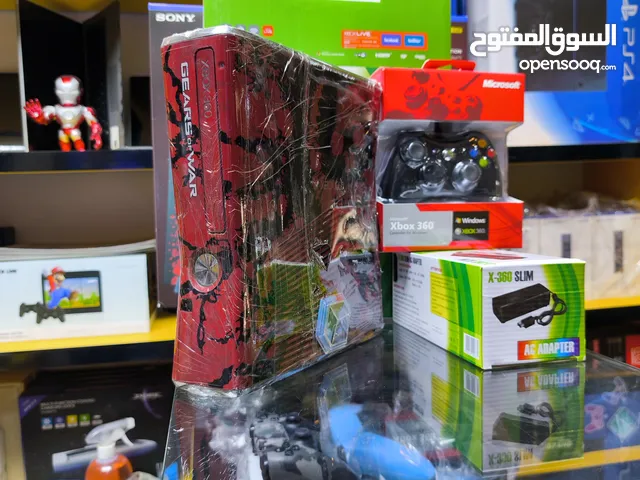 اكسبوكس 360 سلم مستعمل جوستك واير كامل الملحقات هارد 250 جيجا