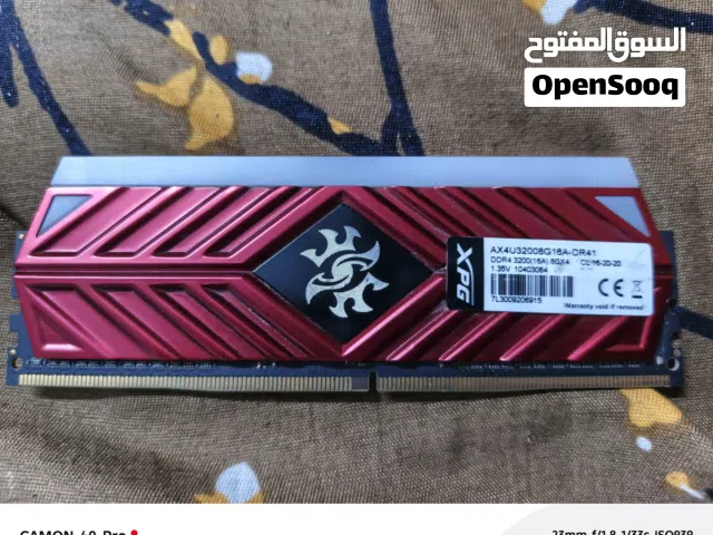 رام قطعه وحده حجم 8 تردد3200 ddr4