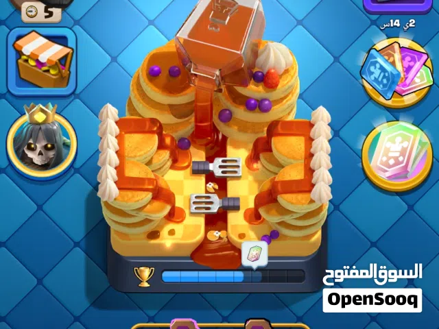 حساب كلاش رويال قديم وجيد جدا البدايات وانصح فيه فقط ب40 اسيا