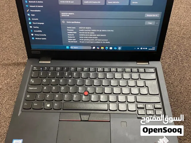 Lenovo L390  i7 Gen8