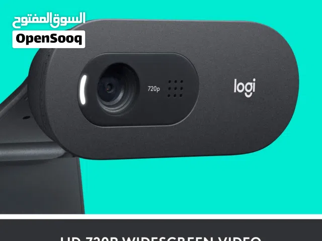 كاميرا الويب Logitech C505 HD ذات النطاق الممتد Logitech C505 HD Webcam – Long-Range Mic & Crisp Vid