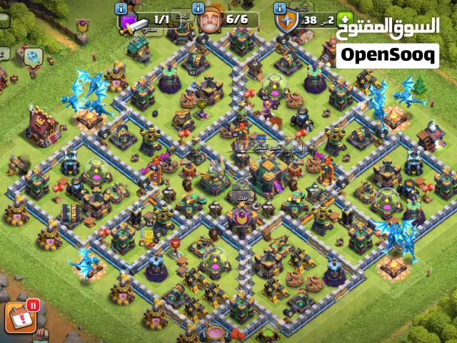 احساب كلاش اوف كلانس للبيع تاون 14اقرى الوصف