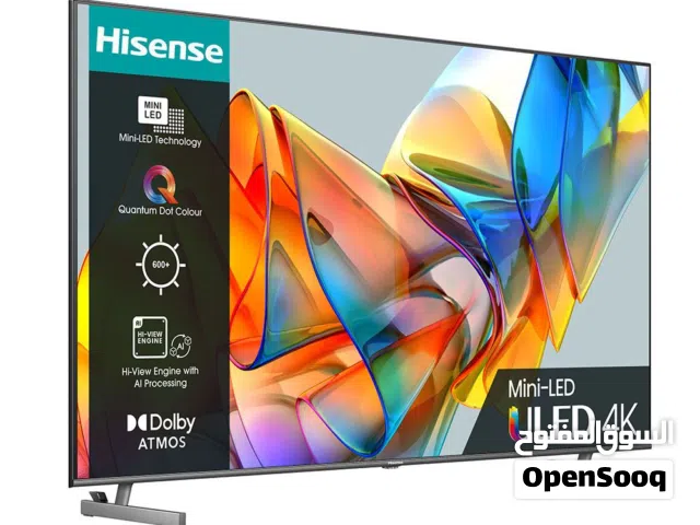 Hisense 55" ULED 4K Smart TV (Special Edition). Perfect for movie nights and next-gen gaming.